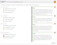four questions regarding different mathematical sequences and whether they are a trail, circuit, path, or cycle. Also, if your partner is into math, this is a good question to ask them the next time you go for a walk together.